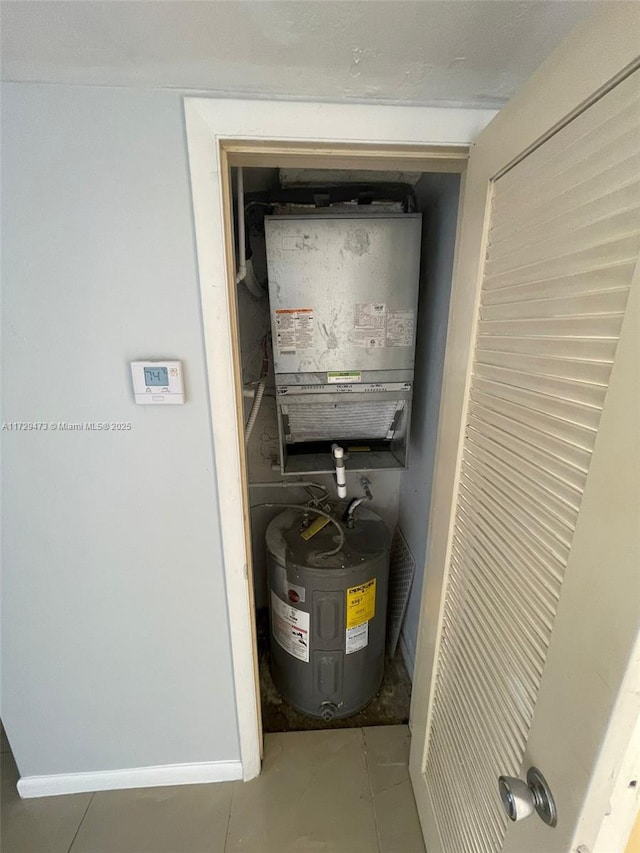 utilities featuring water heater