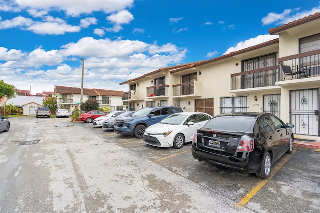 view of vehicle parking