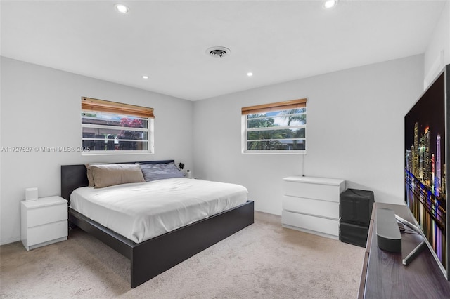 bedroom featuring carpet flooring