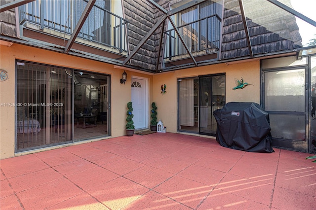 view of patio / terrace featuring area for grilling