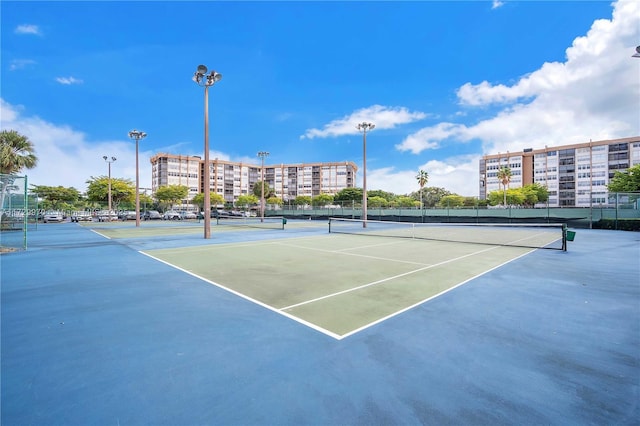 view of sport court