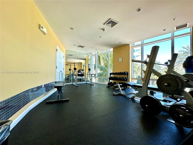 1755 E Hallandale Beach Blvd Unit 1605E, Hallandale Beach, FL 33009 - view of workout area