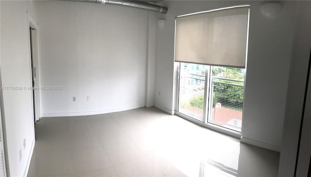 view of empty room