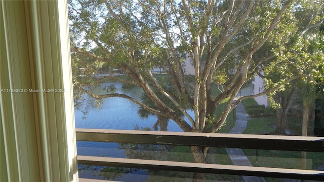 property view of water