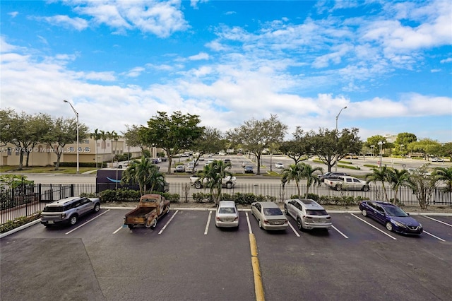 view of car parking