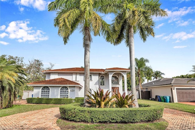 view of mediterranean / spanish-style house