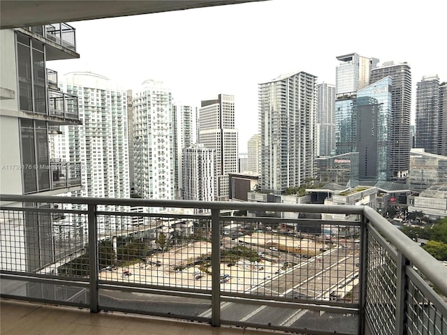 exterior space featuring a view of city