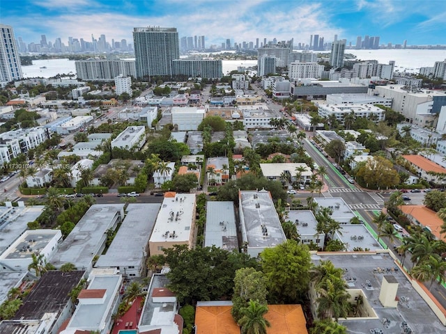 1551 Michigan Ave Unit 6, Miami Beach, FL 33139 - drone / aerial view with a view of city