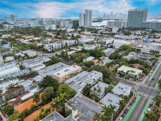 1551 Michigan Ave Unit 6, Miami Beach, FL 33139 - drone / aerial view with a view of city