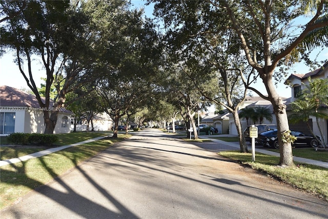 view of road