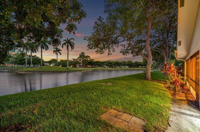 view of water feature