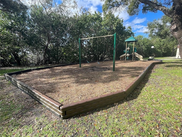 view of jungle gym