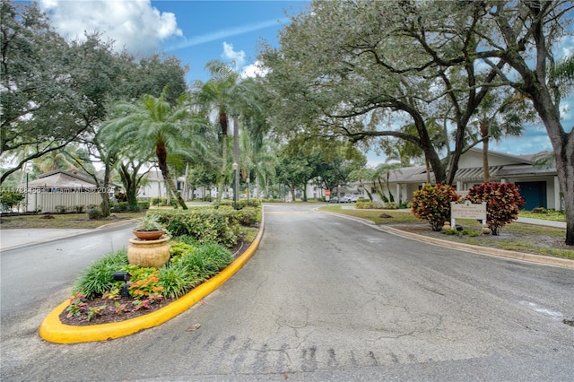 view of road