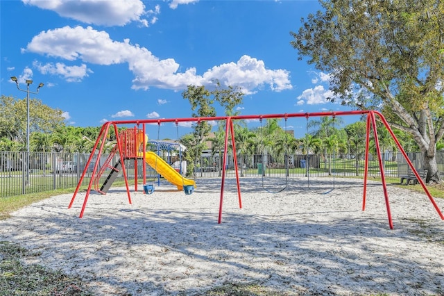 view of jungle gym