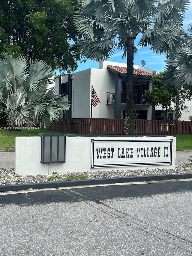 460 W Park Dr Unit 207, Miami, FL 33172 - community / neighborhood sign with fence