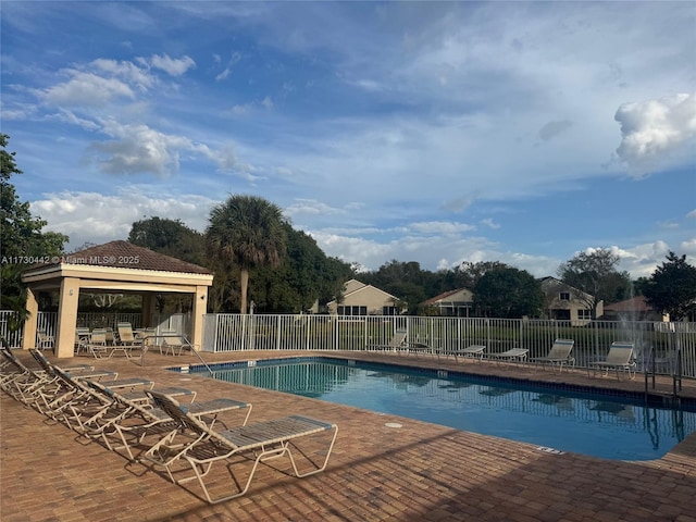 10781 NW 12th Dr, Plantation, FL 33322 - community pool featuring a gazebo and a patio area