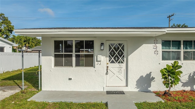 view of entrance to property