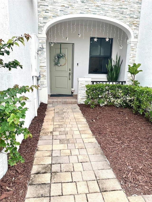 view of entrance to property