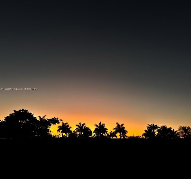 view of nature at dusk