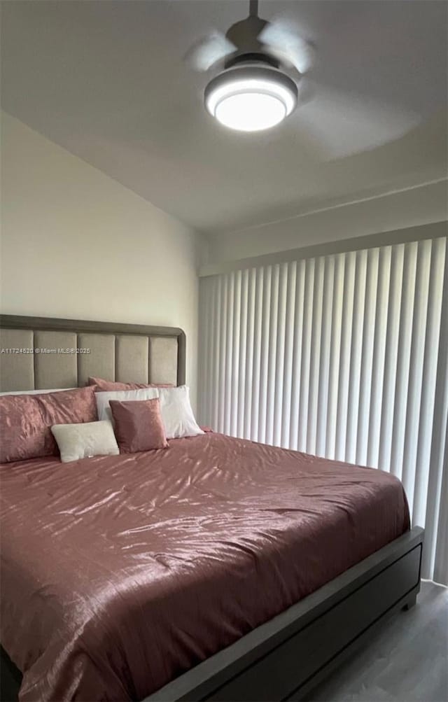 bedroom featuring hardwood / wood-style flooring