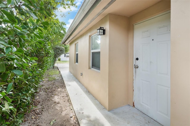 view of property entrance