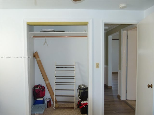 view of closet