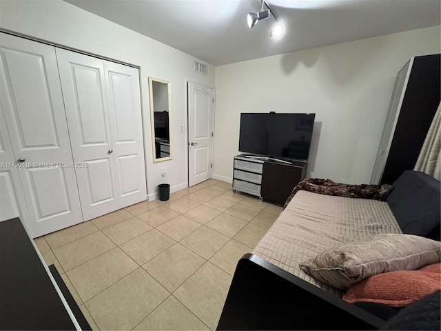 interior space featuring a closet