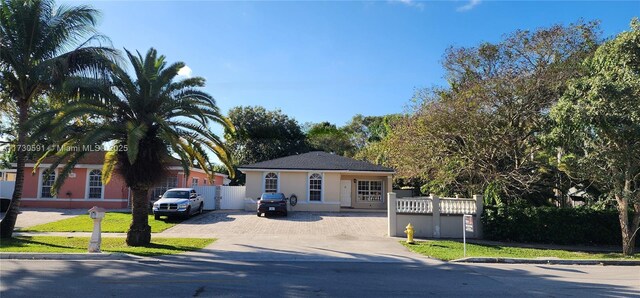 view of ranch-style home