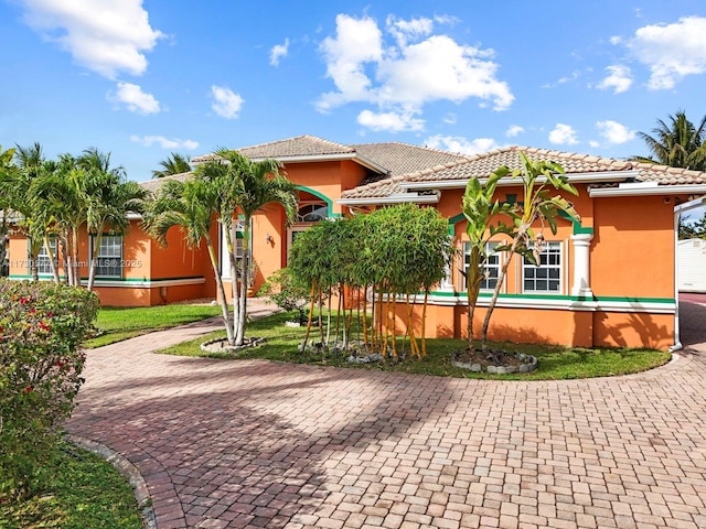 view of mediterranean / spanish house