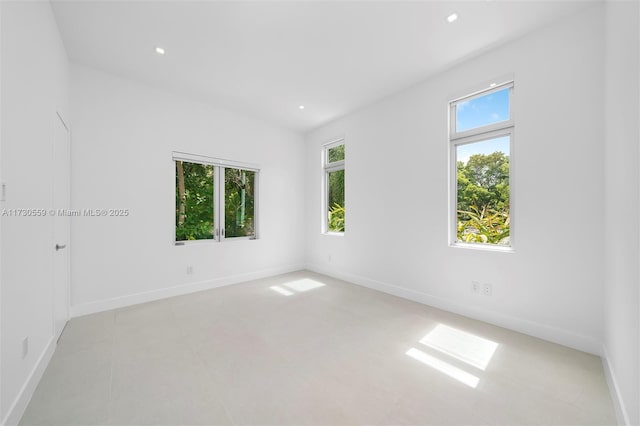 empty room featuring a wealth of natural light