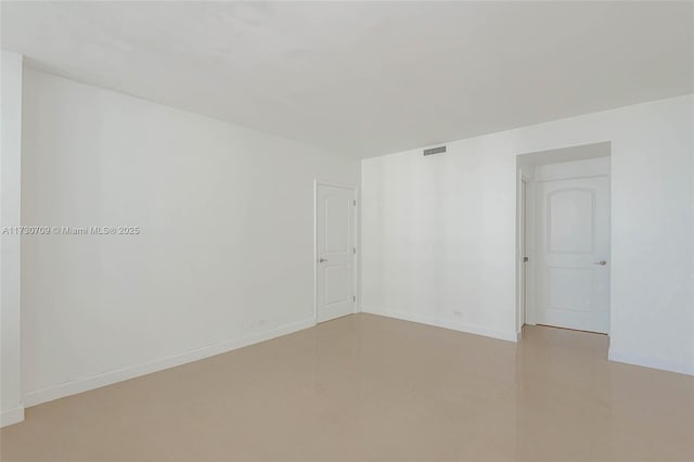 view of empty room