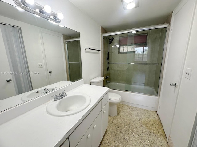 15600 NW 7th Ave Unit 301, Miami, FL 33169 - full bathroom with toilet, enclosed tub / shower combo, and vanity