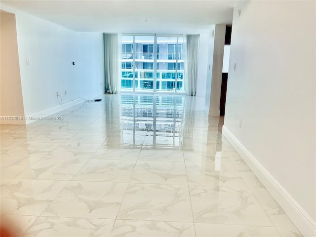 1800 N Bayshore Dr Unit 3615, Miami, FL 33132 - spare room featuring expansive windows