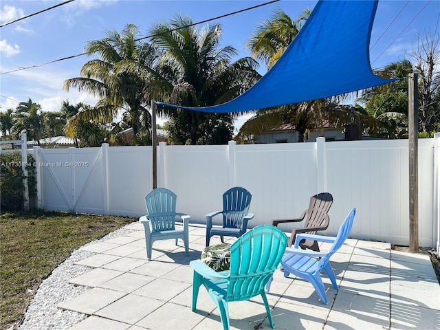 view of patio