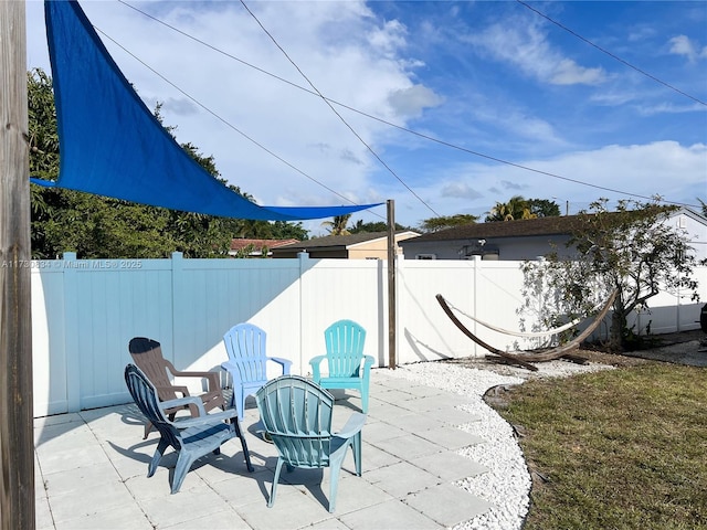 view of patio