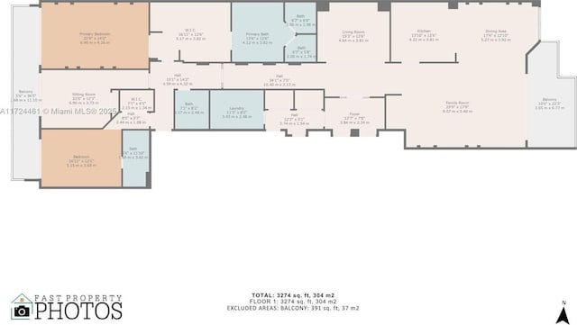 3201 NE 183rd St Unit 1207, Aventura, FL 33160 - view of floor plan / room layout
