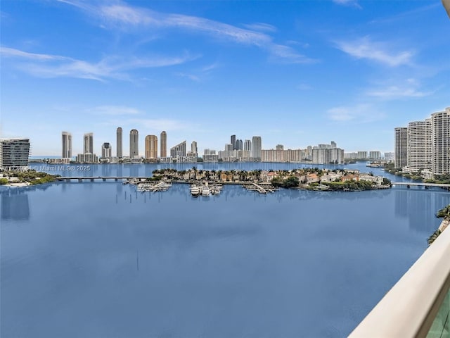 3201 NE 183rd St Unit 1207, Aventura, FL 33160 - water view with city skyline