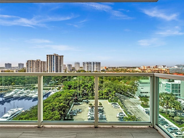 3201 NE 183rd St Unit 1207, Aventura, FL 33160 - balcony with a view of city and a water view