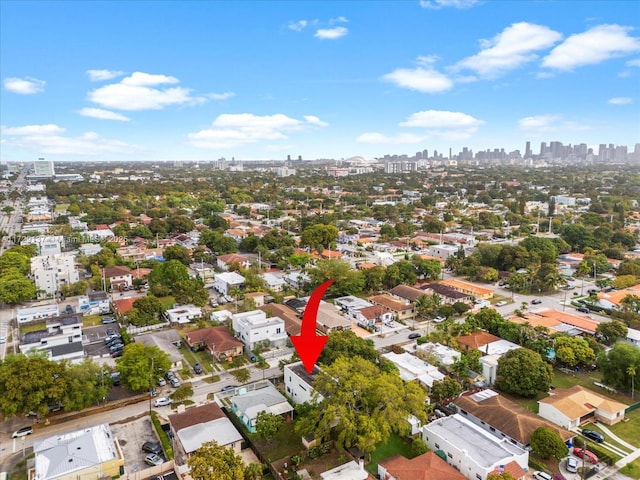 2606 SW 19th St, Miami, FL 33145 - drone / aerial view with a city view