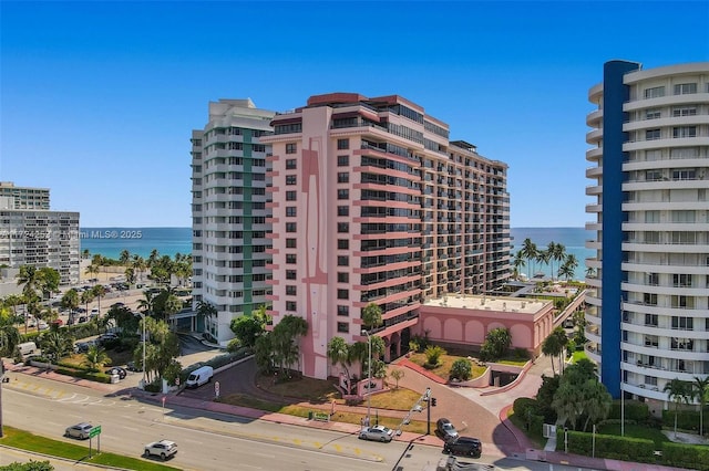 view of property featuring a water view