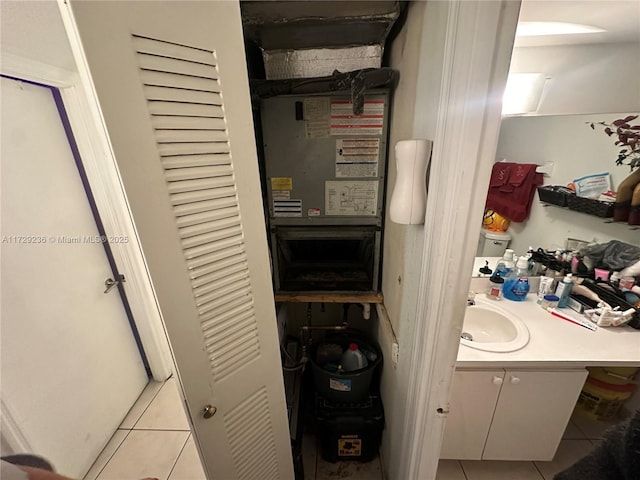 utility room featuring sink