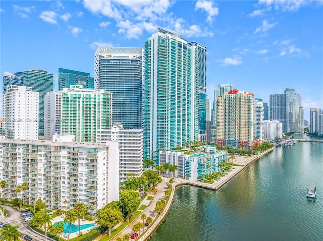 1331 Brickell Bay Dr Unit 1602, Miami, FL 33131 - view of city skyline featuring a large body of water