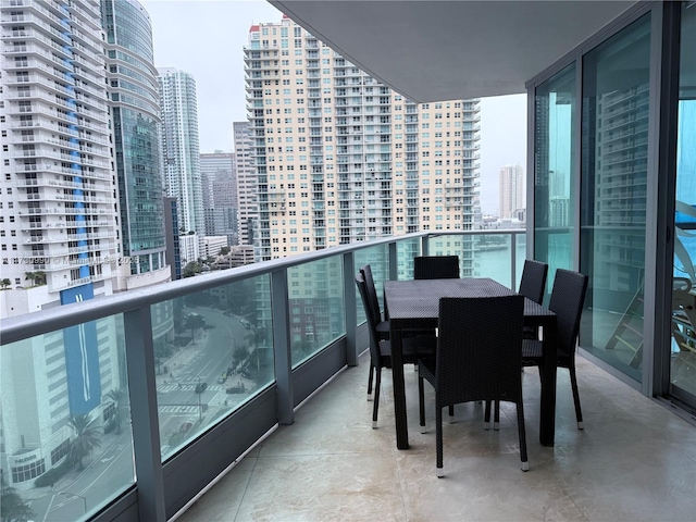 1331 Brickell Bay Dr Unit 1602, Miami, FL 33131 - balcony featuring a city view