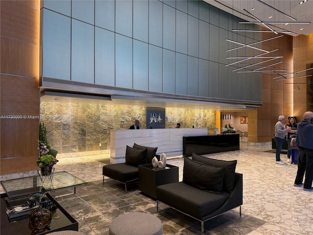 1331 Brickell Bay Dr Unit 1602, Miami, FL 33131 - common area with a high ceiling