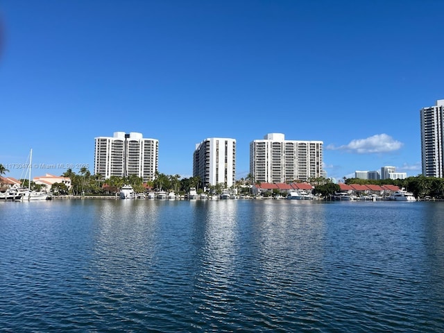 view of water feature