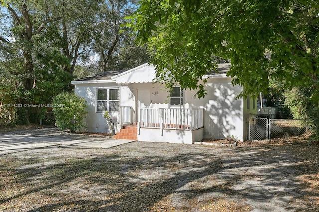 view of rear view of house