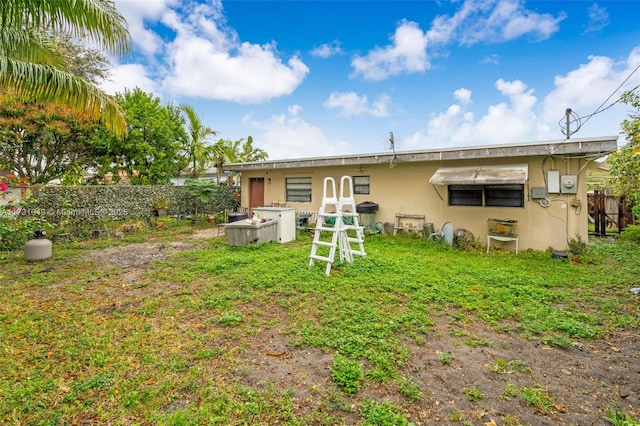 view of back of property