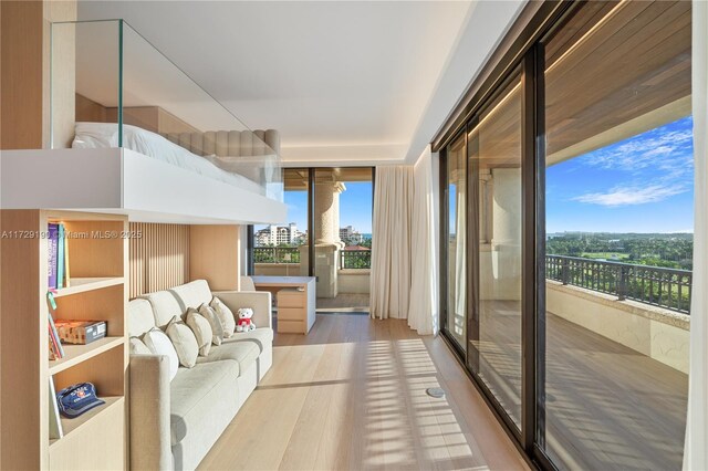 sunroom featuring plenty of natural light