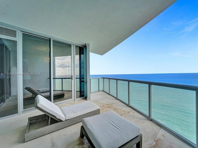 17121 Collins Ave Unit 3905, Sunny Isles Beach, FL 33160 - balcony with a water view