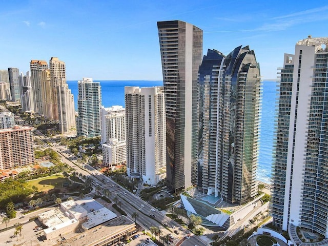 17121 Collins Ave Unit 3905, Sunny Isles Beach, FL 33160 - view of city skyline with a nearby body of water
